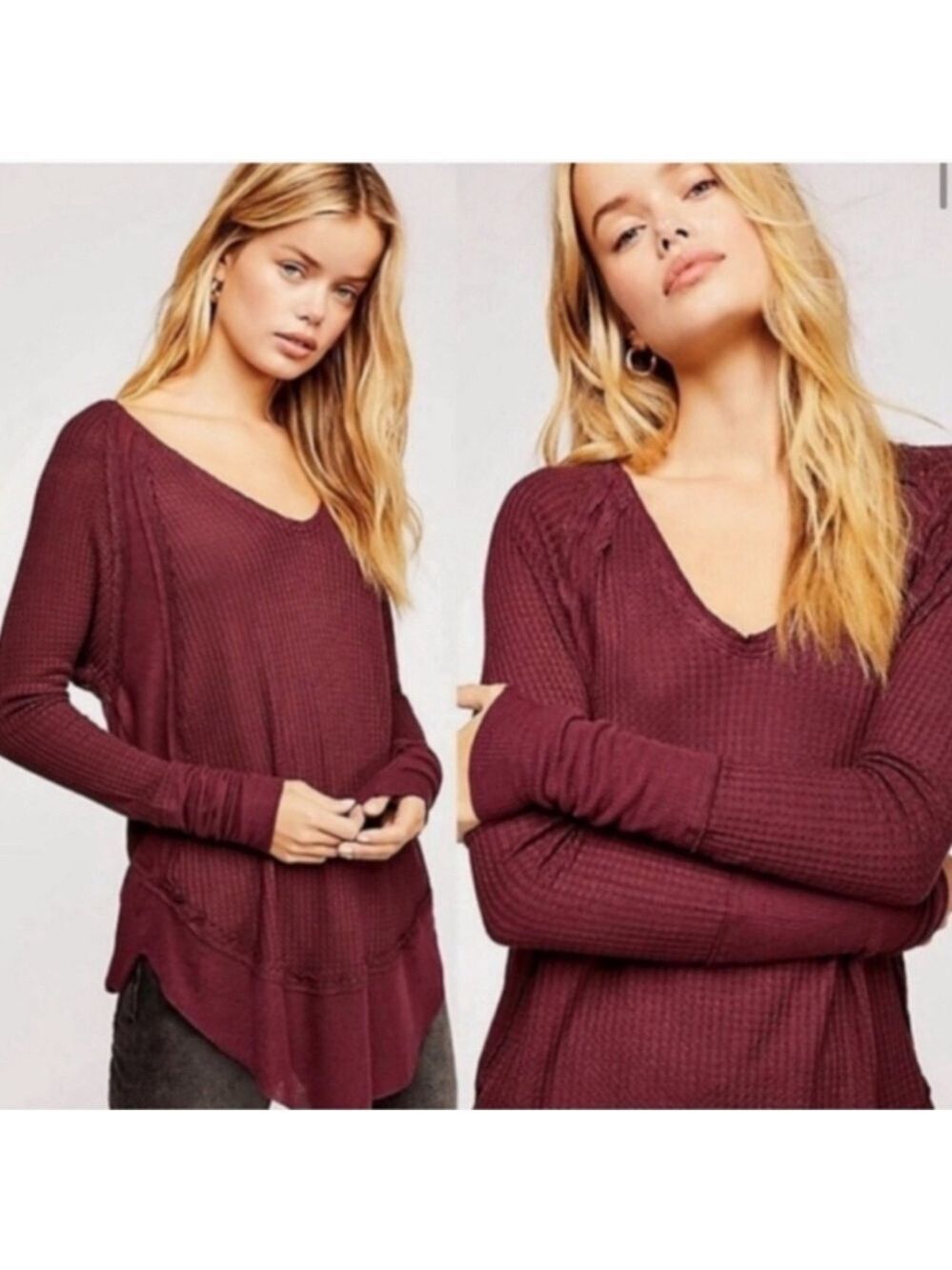 Free People Catalina Thermal Top Plumberry
